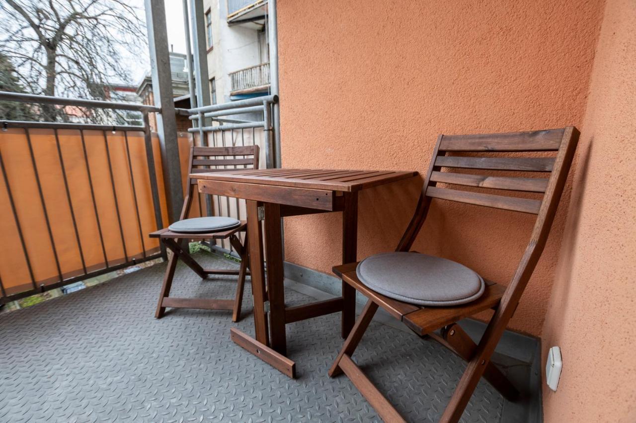 Zwickau Mittendrin, Tolles Balkon-Apartment Luaran gambar